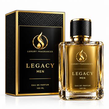 ScentSoul Legacy Men Luxury Perfume – 100ml | Premium Black & Gold Fragrance
